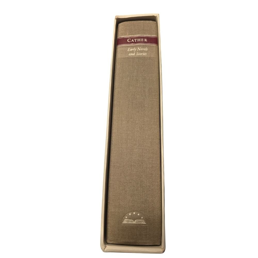 Library Of America with Slipcover: Cather: Early Novels and‎ Stories